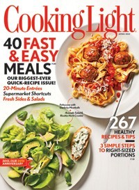 Cooking Light Magazine, April 2012