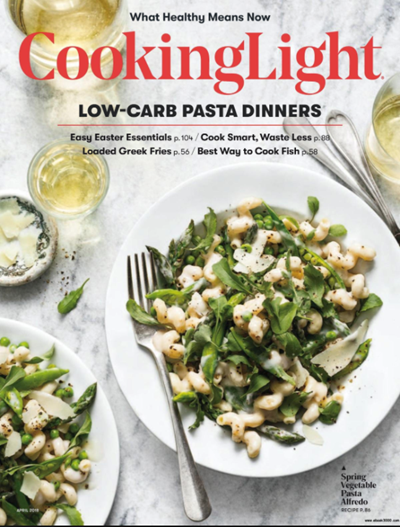 Cooking Light Magazine, April 2018