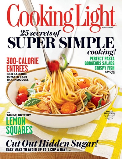 Cooking Light Magazine, August 2012