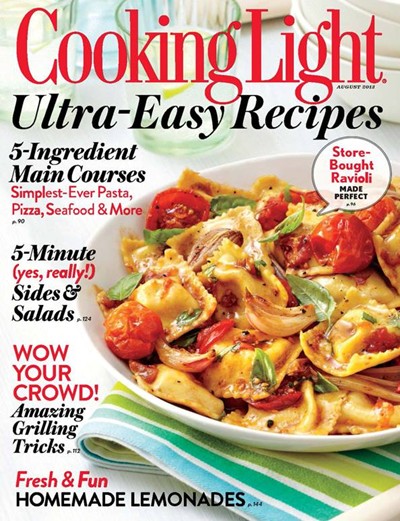 Cooking Light Magazine, August 2013