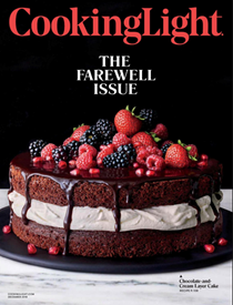 Cooking Light Magazine, December 2018: The Farewell Issue