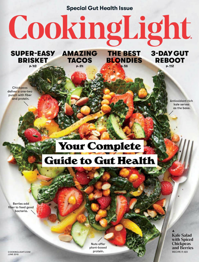 Cooking Light Magazine, June 2018: Gut Health Issue