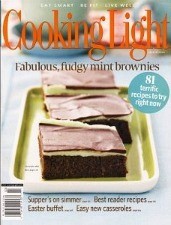 Cooking Light Magazine, March 2008
