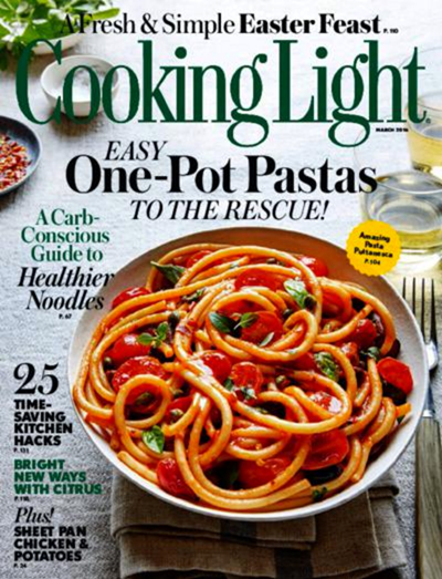Cooking Light Magazine, March 2016