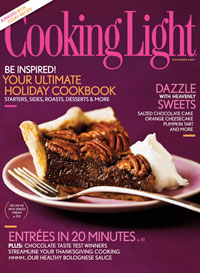 Cooking Light Magazine, November 2009