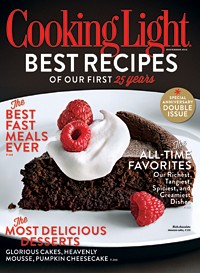 Cooking Light Magazine, November 2012: Anniversary Double Issue: Best Recipes of Our First 25 Years