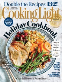 Cooking Light Magazine, November 2015: Thanksgiving Double Issue: Holiday Cookbook