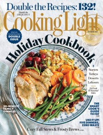 Cooking Light Magazine, November 2015: Thanksgiving Double Issue: Holiday Cookbook