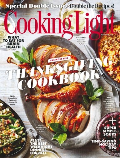 Cooking Light Magazine, November 2016: Double Issue: The Most Epic Thanksgiving Cookbook