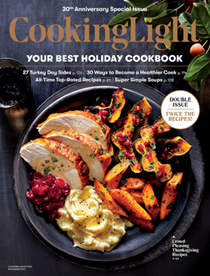 Cooking Light Magazine, November 2017: 30th Anniversary Issue