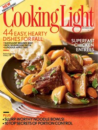 Cooking Light Magazine, October 2009