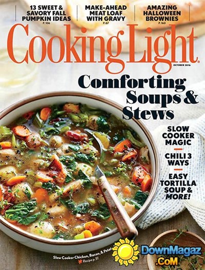 Cooking Light Magazine, October 2016
