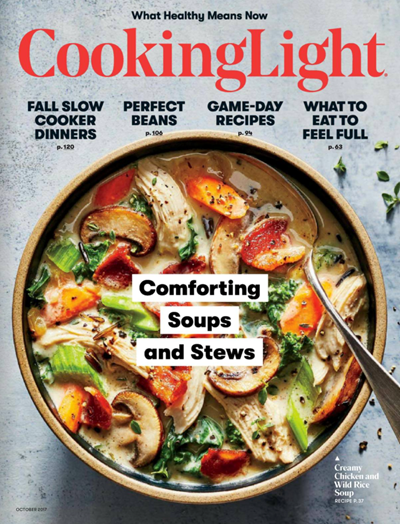 Cooking Light Magazine, October 2017