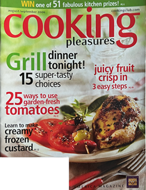 Cooking Pleasures Magazine, Aug/Sep 2006