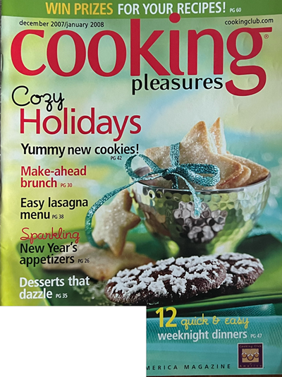 Cooking Pleasures Magazine, Dec 2007/Jan 2008