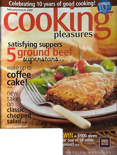 Cooking Pleasures Magazine, Feb/March 2008