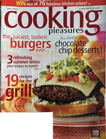 Cooking Pleasures Magazine, July 2006