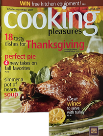 Cooking Pleasures Magazine, Oct/Nov 2007