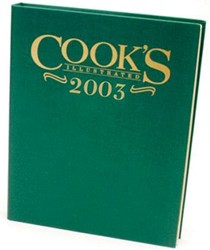 Cook's Illustrated Annual Edition 2003