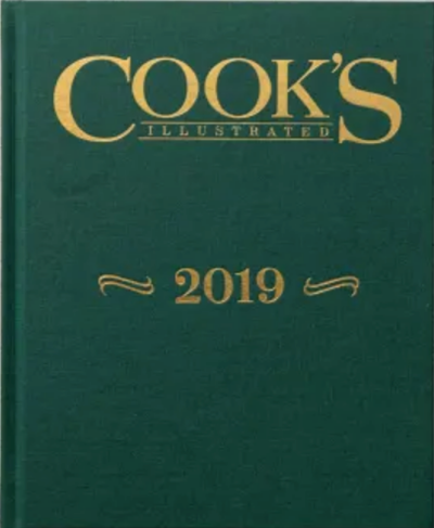 Cook's Illustrated Annual Edition 2019