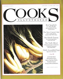Cook's Illustrated Magazine, Jan/Feb 1998