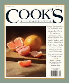 Cook’s Illustrated Magazine, Jan/Feb 2016