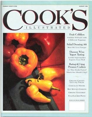 Cook's Illustrated Magazine, Jul/Aug 1996