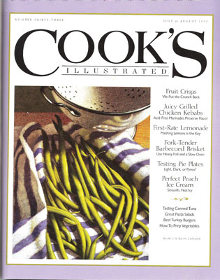 Cook's Illustrated Magazine, Jul/Aug 1998