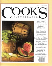 Cook's Illustrated Magazine, Jul/Aug 2001