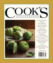 Cook's Illustrated Magazine, Jul/Aug 2018