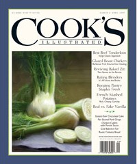 Cook's Illustrated Magazine, Mar/Apr 2009
