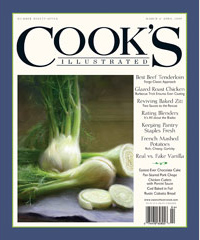 Cook's Illustrated Magazine, Mar/Apr 2009