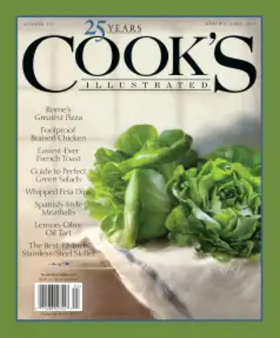 Cook's Illustrated Magazine, Mar/Apr 2019
