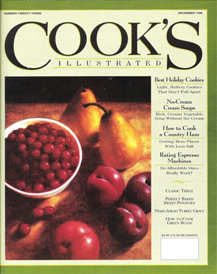 Cook's Illustrated Magazine, Nov/Dec 1996