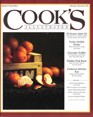 Cook's Illustrated Magazine, Nov/Dec 1997