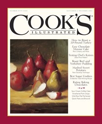 Cook's Illustrated Magazine, Nov/Dec 2002