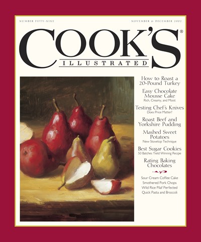 Cook's Illustrated Magazine, Nov/Dec 2002
