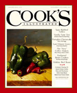 Cook's Illustrated Magazine, Nov/Dec 2003