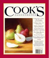 Cook's Illustrated Magazine, Nov/Dec 2007