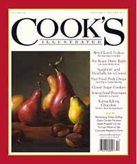 Cook's Illustrated Magazine, Nov/Dec 2010