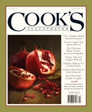 Cook's Illustrated Magazine, Nov/Dec 2014