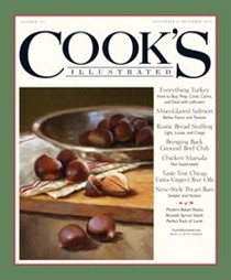 Cook’s Illustrated Magazine, Nov/Dec 2015
