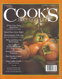 Cook's Illustrated Magazine, Nov/Dec 2019