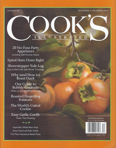 Cook's Illustrated Magazine, Nov/Dec 2019