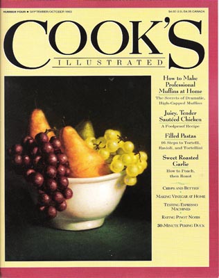 Cook's Illustrated Magazine, Sep/Oct 1993