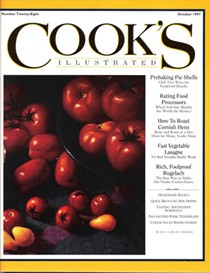 Cook's Illustrated Magazine, Sep/Oct 1997