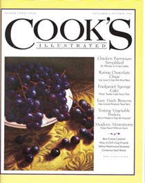 Cook's Illustrated Magazine, Sep/Oct 1998