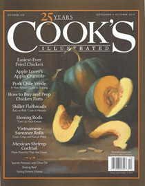 Cook's Illustrated Magazine, Sep/Oct 2019