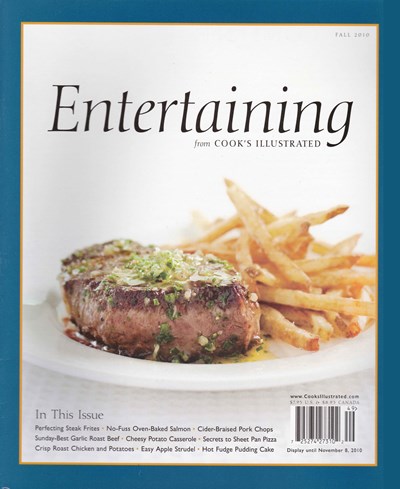 Cook's Illustrated Magazine Special Issue: Fall Entertaining (2010)
