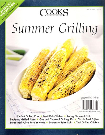 Cook's Illustrated Magazine Special Issue: Summer Grilling (2006)